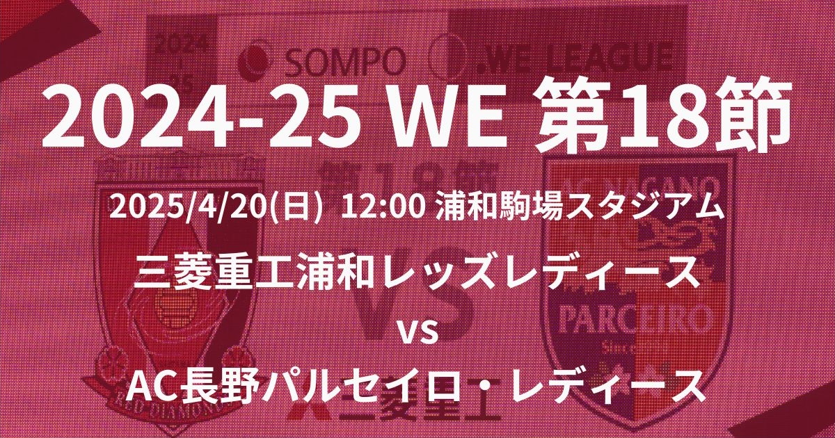 2024-25 WEリーグ第18節