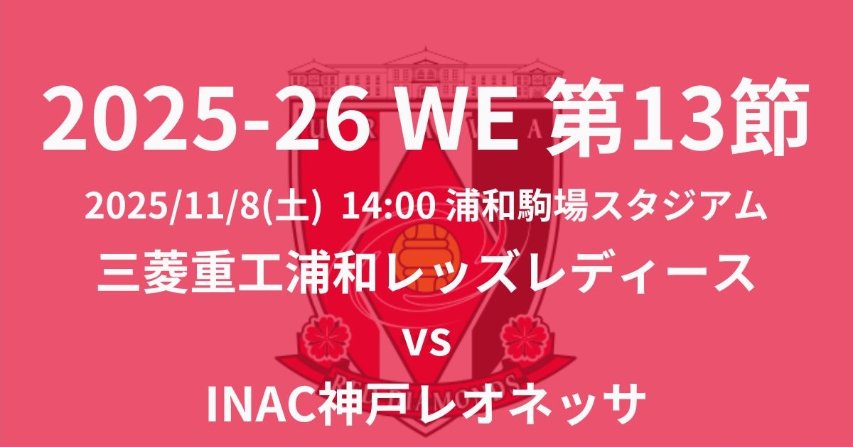 2025-26 WEリーグ第13節