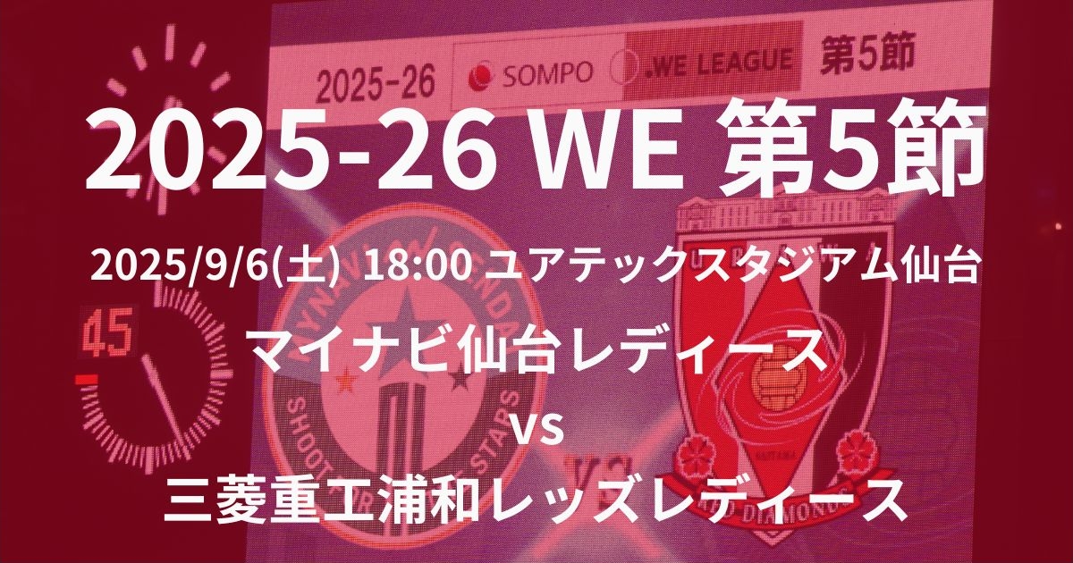 2025-26 WEリーグ第5節