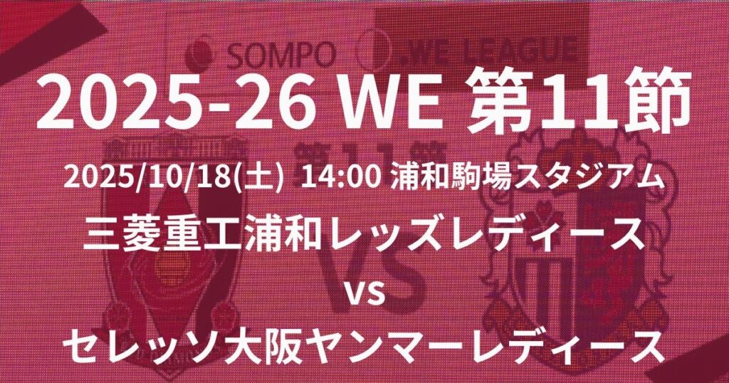 2025-26 WEリーグ第11節