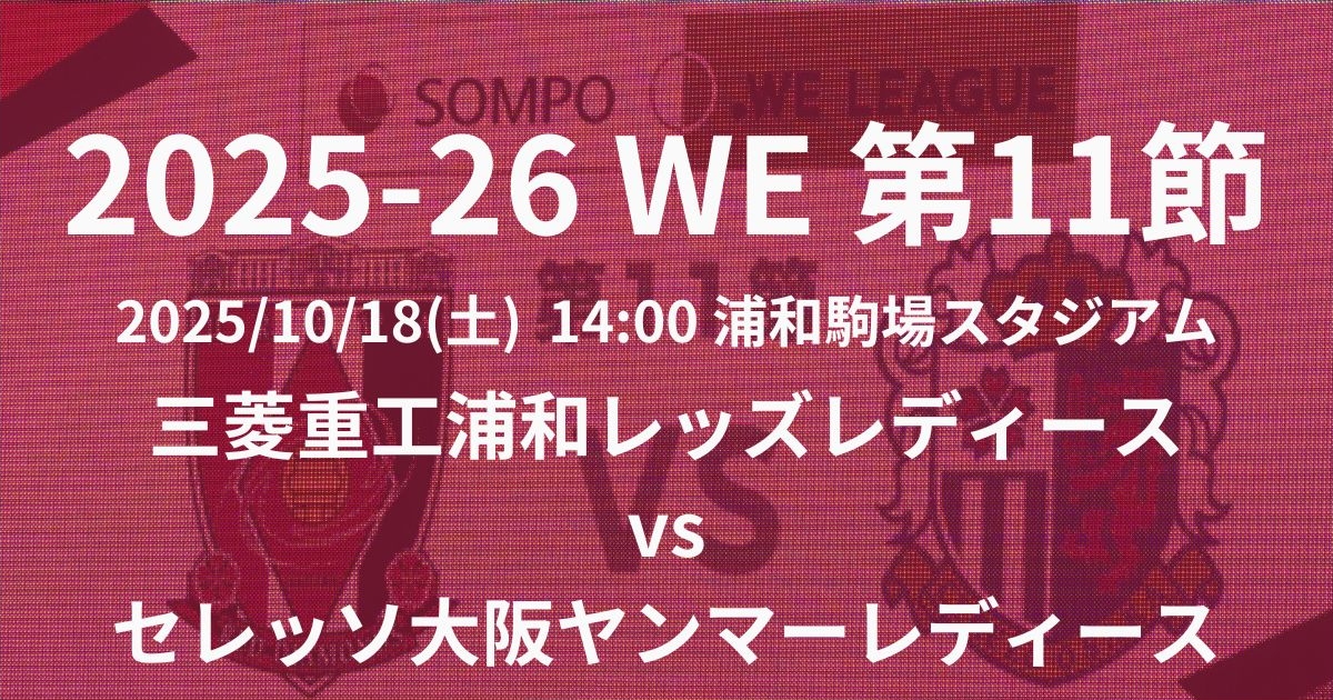 2025-26 WEリーグ第11節