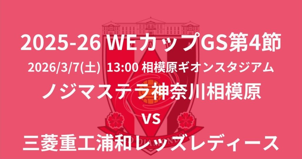 2025-26 WEリーグ カップ戦第4節